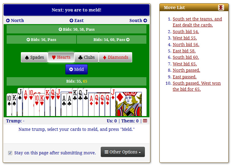 West Choosing Trump and Melding