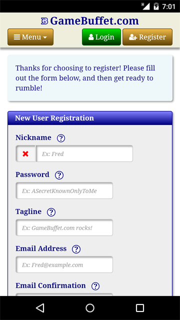 Registration [Mobile]
